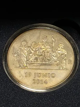 Medalla Plata Proclamación Felipe VI