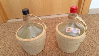 Damajuanas o botijo Cristal (+ 3 Botijos Regalo)