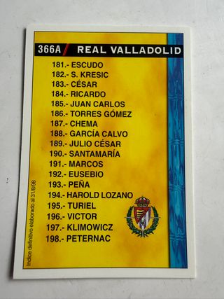 Mundicromo, temp 98 – 98, cromos varios