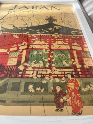 Cuadro Japonés con Marco