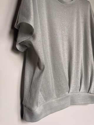 Maglia OVS Lurex Argento Scintillante