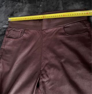 Leggings polipiel burdeos talla 46