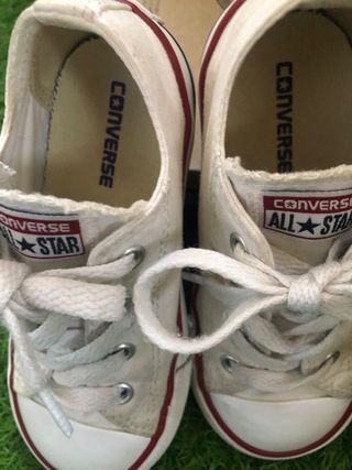 Converse Blancas Niña Talla 25