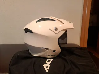 Casco Trial Acerbis Talla S Blanco