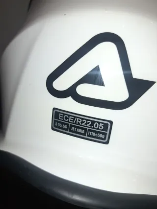 Casco Trial Acerbis Talla S Blanco