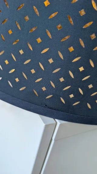 Lámpara de techo IKEA azul/dorado