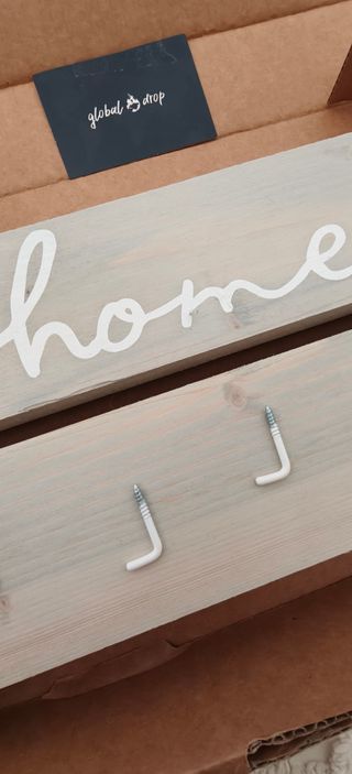 Cuelgallaves Home madera hecho a mano