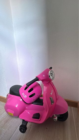 Moto Eléctrica Infantil Rosa Vespa
