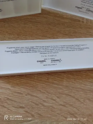 Caja Chanel Muestras Vacía