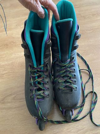 Patines en línea morado/negro