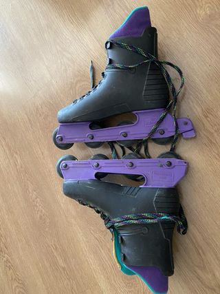 Patines en línea morado/negro