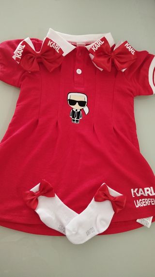 Vestido Karl Lagerfeld niña 18/24 meses