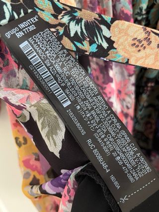 Vestido boho estampado floral Zara