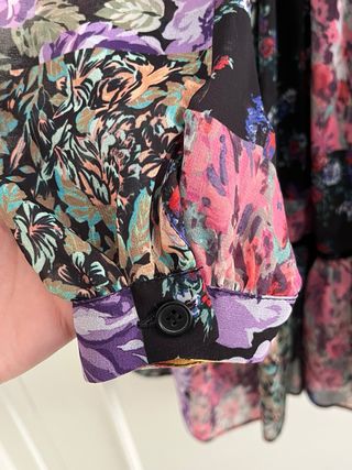 Vestido boho estampado floral Zara
