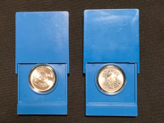 Lote 2 Monedas 500 Liras Italianas