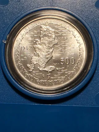 Lote 2 Monedas 500 Liras Italianas
