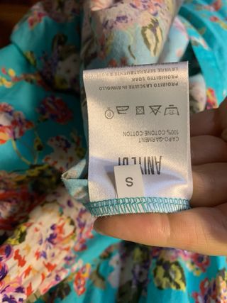 Aniye By Chemisier Floreale Turchese