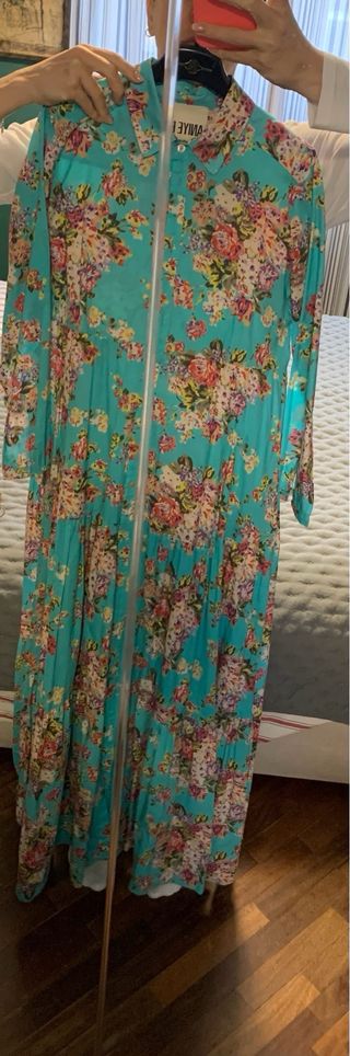 Aniye By Chemisier Floreale Turchese