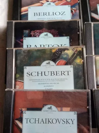 Lote 12 CDs Música Clásica Berlioz Bach Liszt