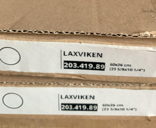 Frente de cajón LAXVIKEN blanco 60x26 cm