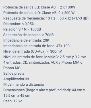 Advance Acoustic MAP-305II Amplificador Integrado