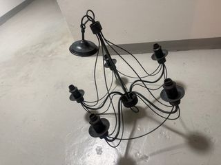 2 Lámparas de hierro estilo rústico