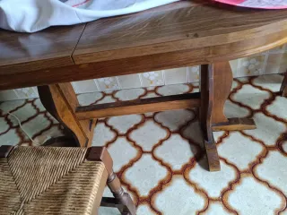 Mesa y Sillas Cocina Madera