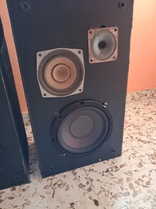 Pareja de Altavoces Negros