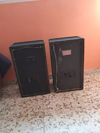 Pareja de Altavoces Negros