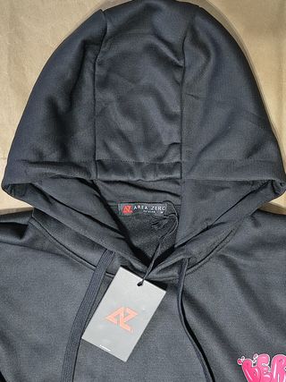 Sudadera Area Zero Negra Talla M