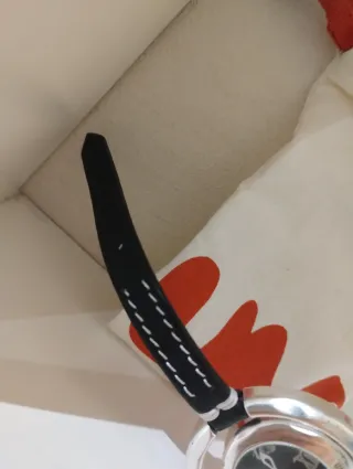 Reloj Uno de 50 Plata y Negro