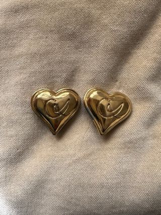 Pendientes Corazón Christian Lacroix Dorados