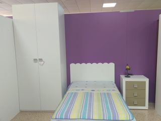 Dormitorio Juvenil Blanco y Moka Nuevo,EXPOSICION