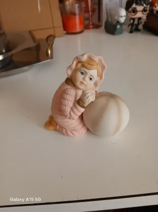 Set Oggetti Soprammobile Porcellana e Metallo