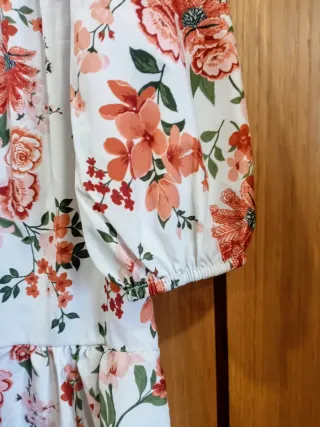 Vestido floral romântico estilo boho XS | 16€