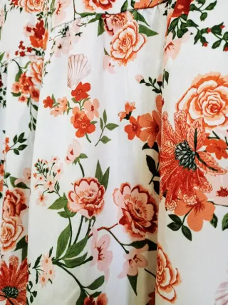 Vestido floral romântico estilo boho XS | 16€
