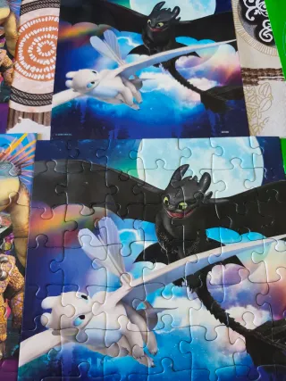 Puzzle Ravensburger Dragones 3x49