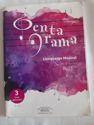 Libro Pentagrama Lenguaje Musical 3