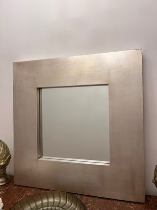 Espejo decorativo plata envejecida