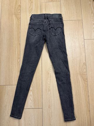 Set 2 Levi's 710 Skinny W24 L30 Blu/Grigio