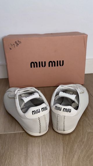 Sneakers Miu Miu Beige/Bianco