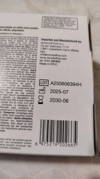 M'PRO Guanti Monouso Nitrile Senza Polvere L 100pz