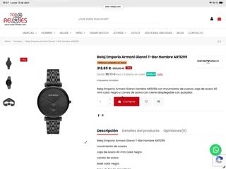 Reloj Emporio Armani Negro