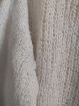 Jersey Pull&Bear Talla Única Blanco/Gris