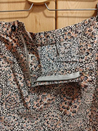 Minifalda estampada floral