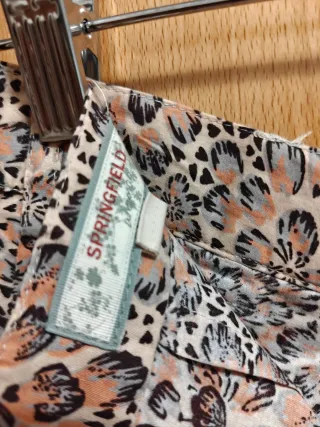 Minifalda estampada floral