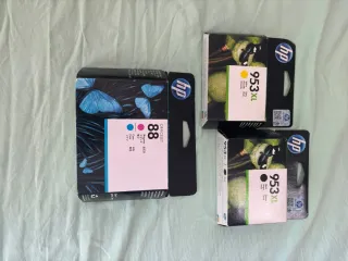 Cartuchos de tinta HP 940XL, 953XL, 88