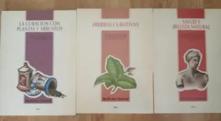 Pack tres libros de medicina natural