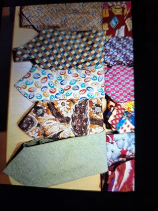 24 cravatte vintage miste