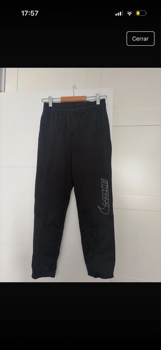 Pantalón niño Nike negro talla M 137-147 cm